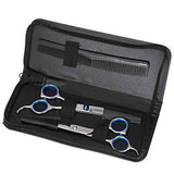 Hair Cutting Shears Kit by St. Mege- Includes All You Need for DIY Haircuts