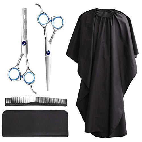 Hair Cutting Shears Kit by St. Mege- Includes All You Need for DIY Haircuts