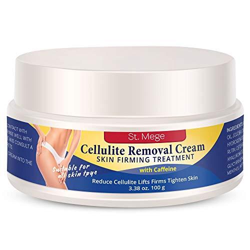 St. Mege Cellulite Removal Cream with Caffeine - Massaging & Slimming Cream - For All Skin Types, 3.38 OZ / 100G