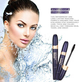 4D Silk Fiber Lash Mascara & Fiber 2-in-1 Set, Best for Thickening and Lengthening, Waterproof