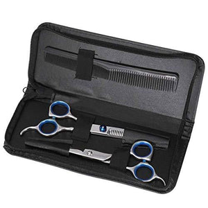 Hair Cutting Shears Kit by St. Mege- Includes All You Need for DIY Haircuts