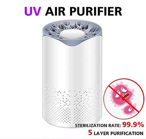 Air Purifier Hepa Particle Filter Sterilizer Portable Mite Sterilization Ultraviolet Light