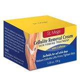 St. Mege Cellulite Removal Cream with Caffeine - Massaging & Slimming Cream - For All Skin Types, 3.38 OZ / 100G