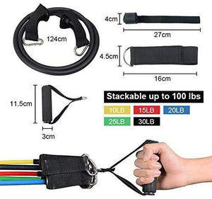 St. Mege 11 Pack Resistance Bands Set